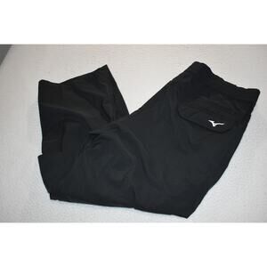 Mizuno Golf ImpermaLite Rain Pants Mens Size Large Waterproof Black Snaps